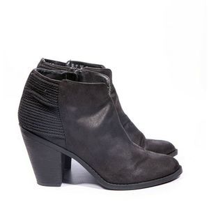 ❄️SALE: END OF WINTER❄️ Carlos Santana Everett Black Ankle Cowgirl Boots, sz 11